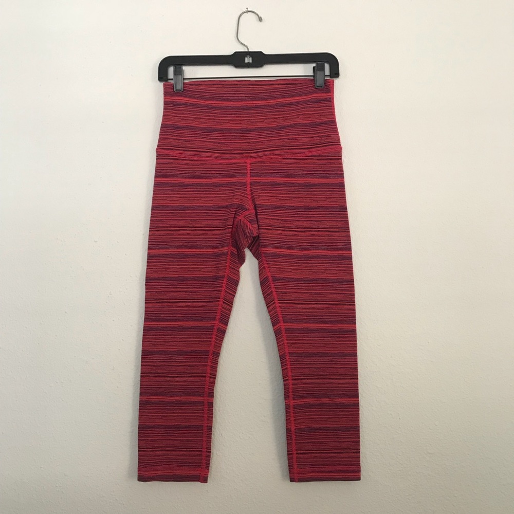 Lululemon high waist Wunder under crops 8